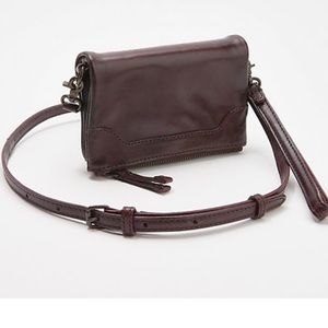 NEW FRYE MELISSA LEATHER CROSSBODY BAG